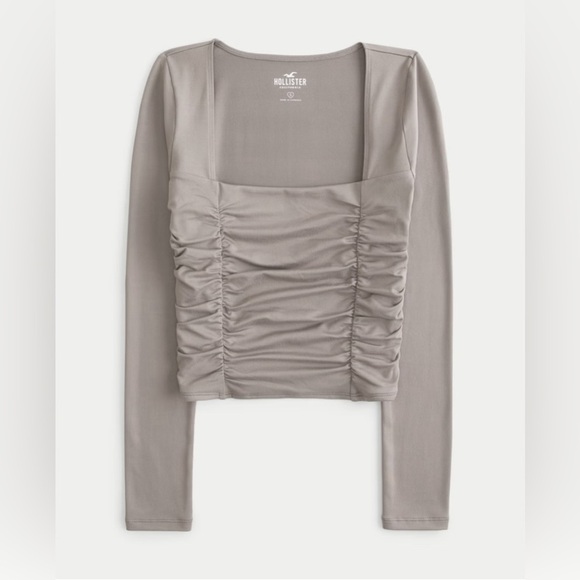 Hollister Seamless Fabric Shirred Top - Picture 3 of 7